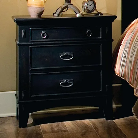 Nightstand with 3 Drawers